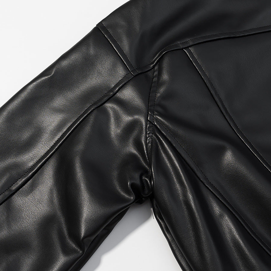 Noa Cropped Leather Jacket
