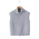 Nordic Cable Zip Vest