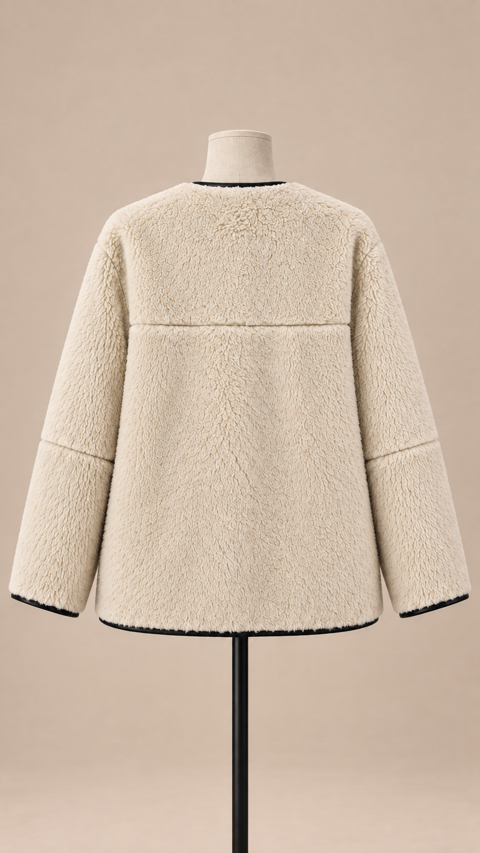 Cordelia Borg Jacket — Off-white mannequin back