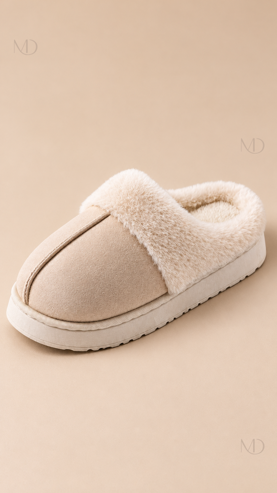 Ysaline Suede Slipper — Off-white shoe detail