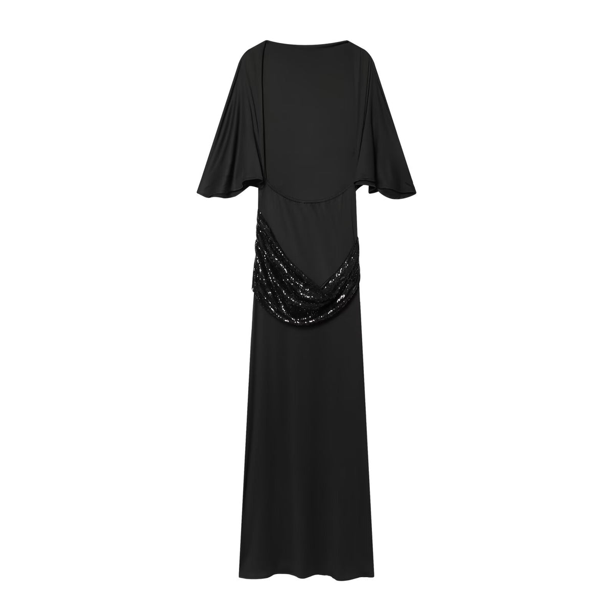 Ondine Sequin Drape Gown
