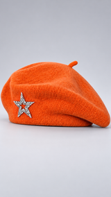 Odelette Star-Brooch Beret