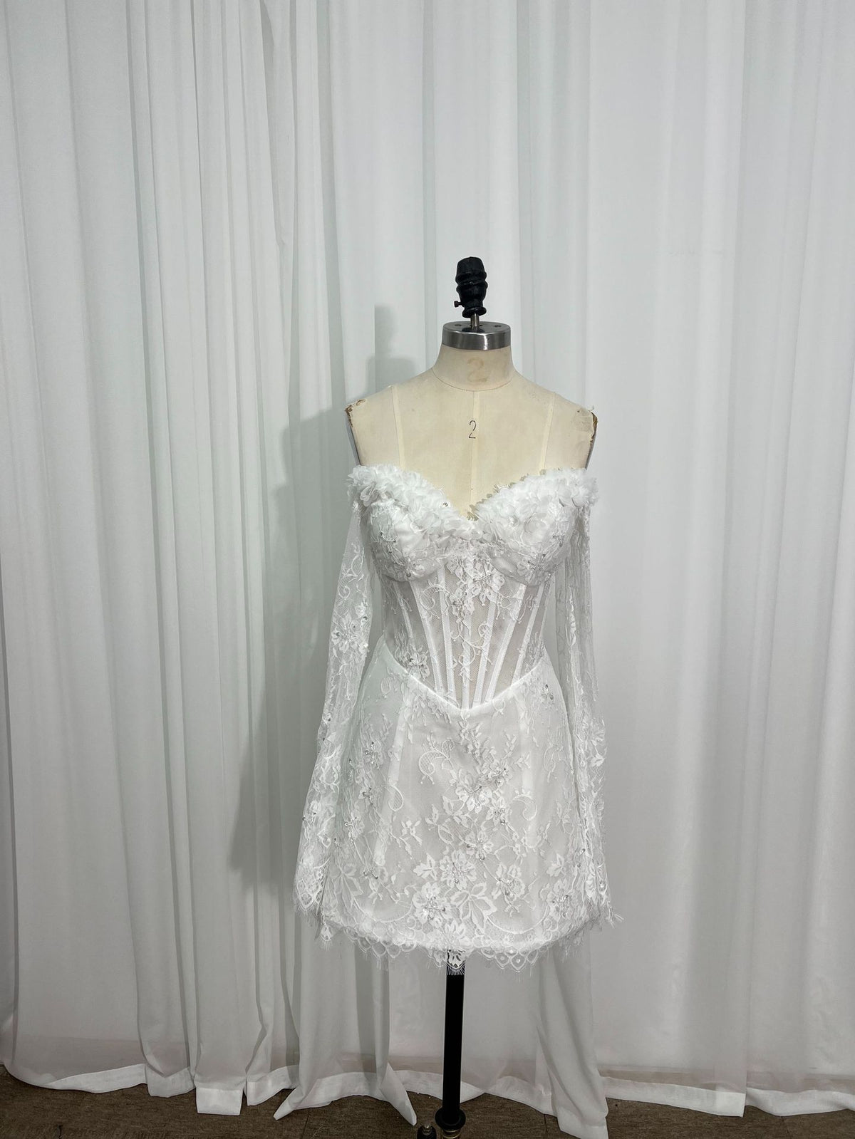 Lace Corset Mini Dress