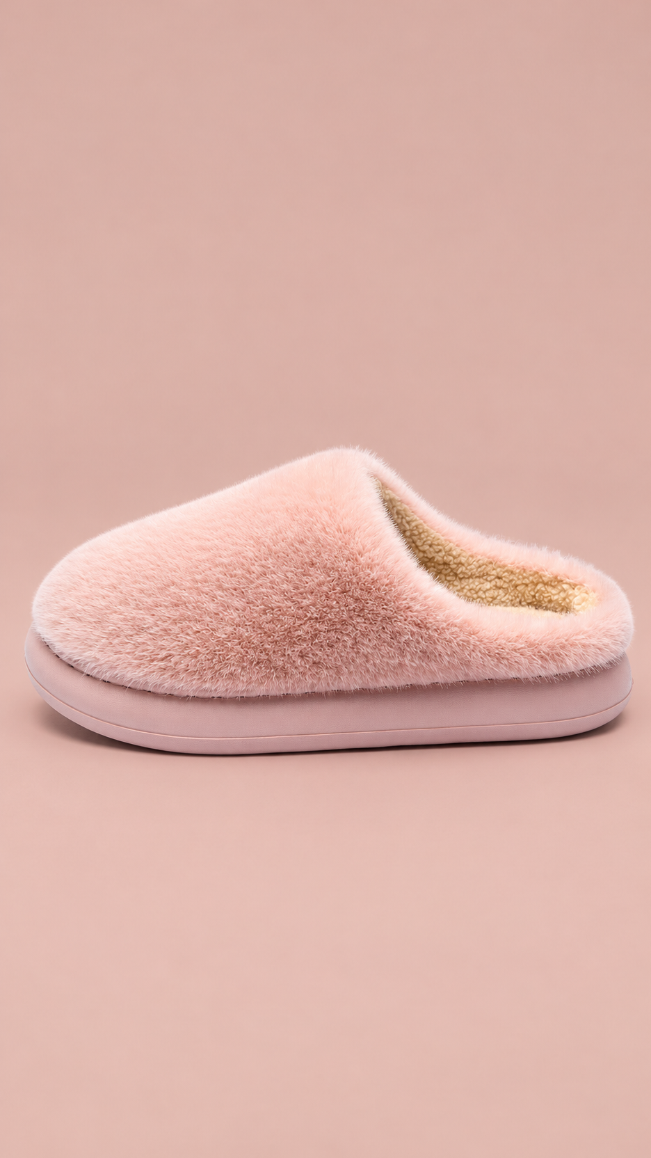 Delphine Cloud Slipper — Pink shoe side