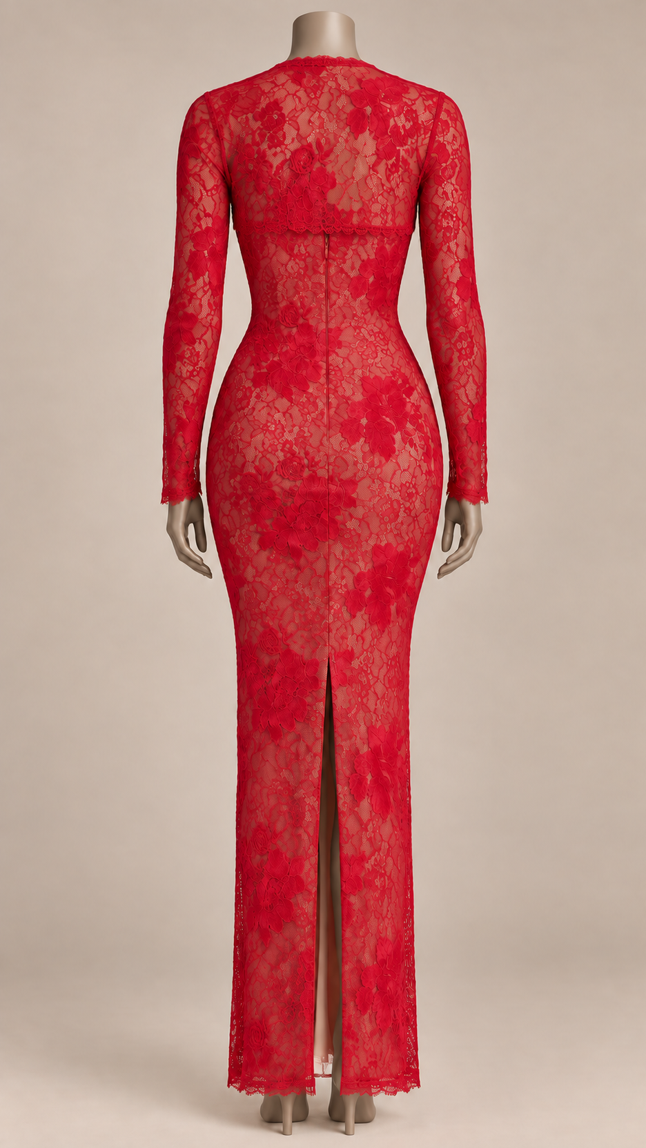 Ariane Bolero Set — Red mannequin back