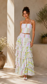 Rosalie Floral Skirt Set