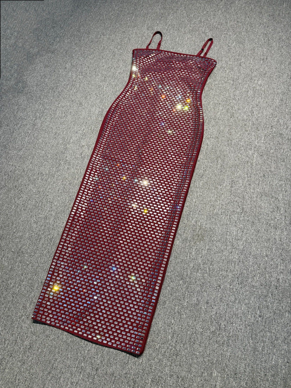 Rosalind Rhinestone Maxi Dress