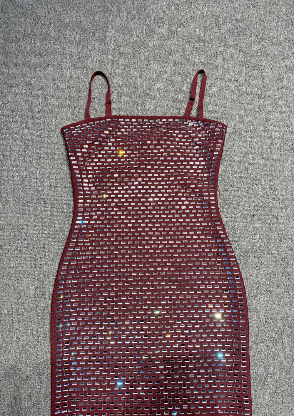 Rosalind Rhinestone Maxi Dress