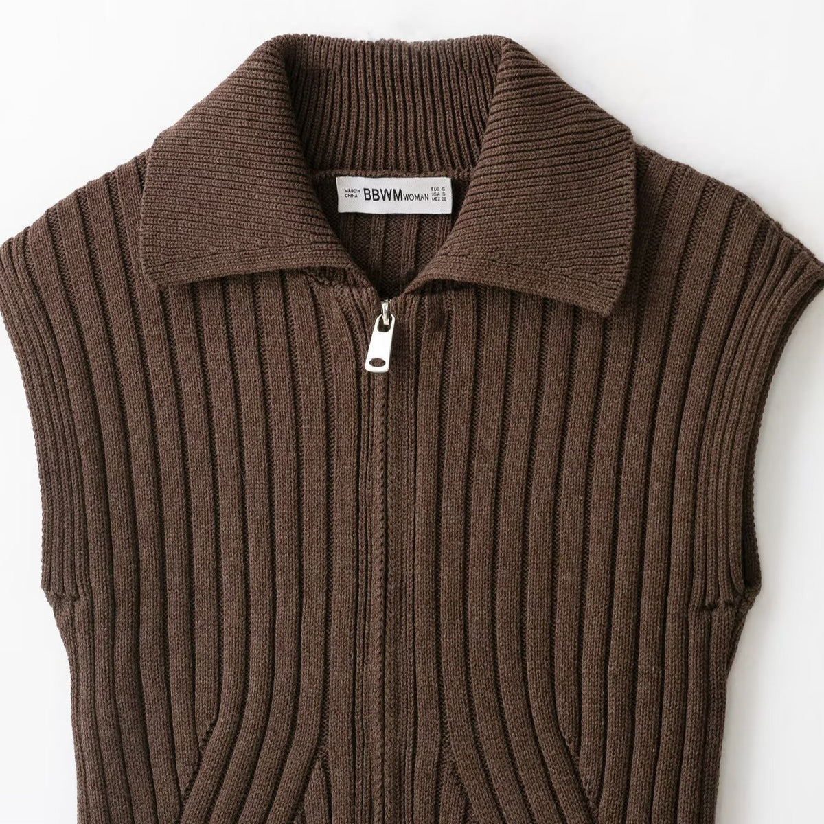 Sienna Ribbed Zip Knit Top