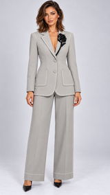 Elinor Saddle-Stitch Suit