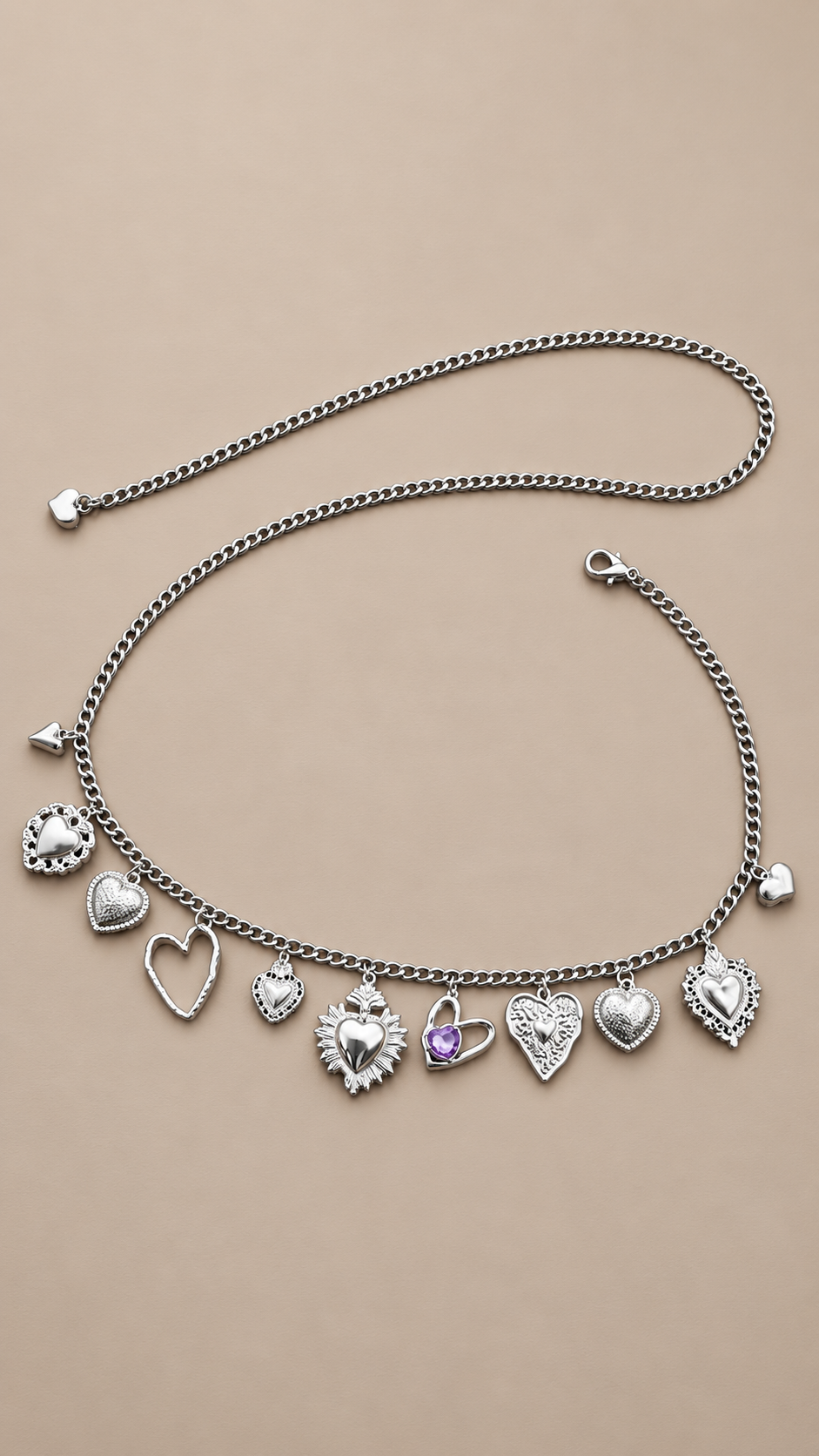 Liliane Charm Waist Chain — Silver product only