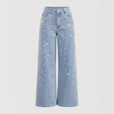 Straight leg fashion jeans