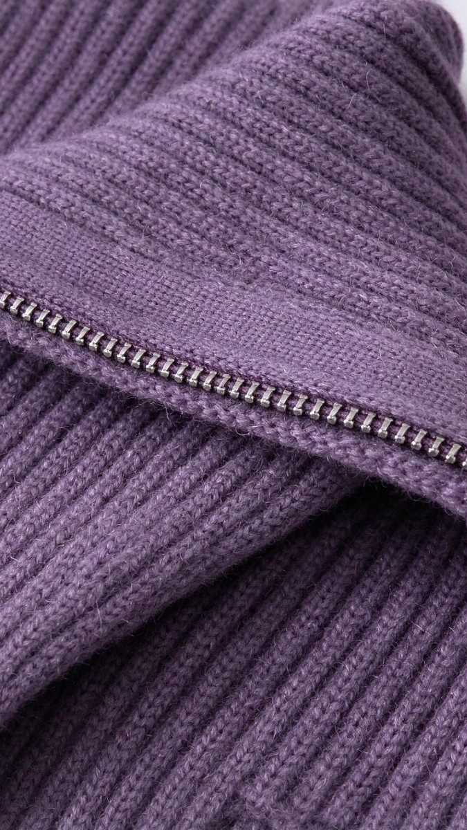 Zarz homemade european and american style new women's fashionable zipper ribbed knit tank top 677119 — 41
