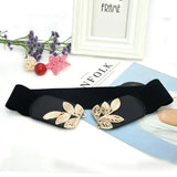 Tree Leaves Pattern Elastic Belt
