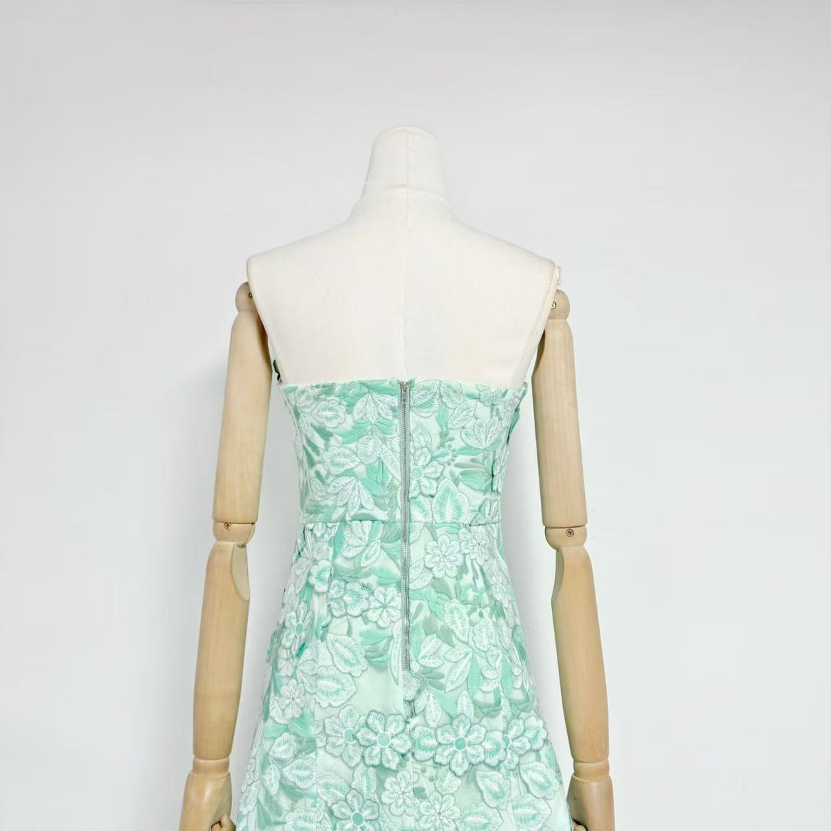 Verbena Guipure Lace and Tulle Maxi Dress
