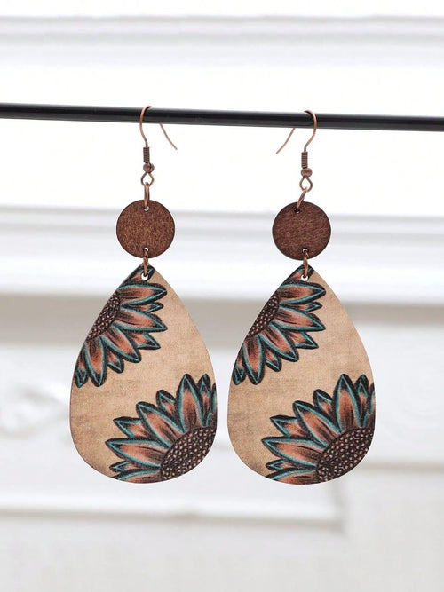 Western Sunflower Earrings