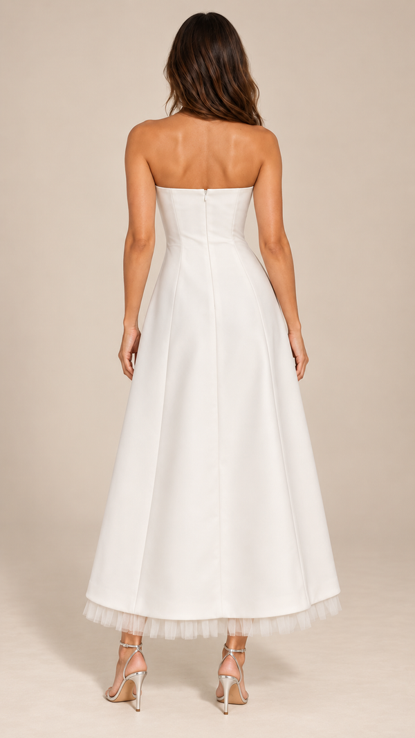 Eulalie Crystal Bandeau Dress