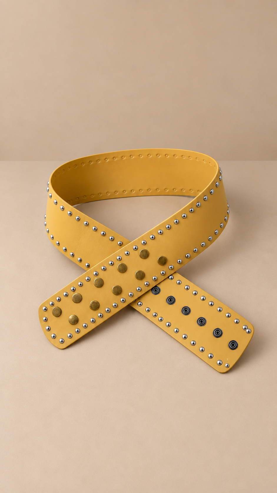 Rosaria Crossover Belt — Yellow product only